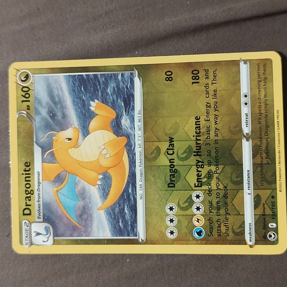 Other - Dragonite Pokemon card